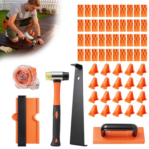 Piece laminate flooring - 65-piece,