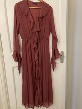 Zara new Chiffon MIDI Dress