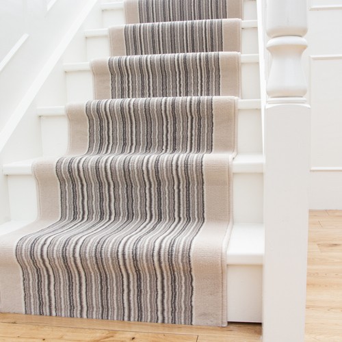 Cream striped long traditional - striped,