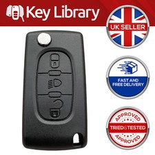 3 Button Remote Flip Key Case