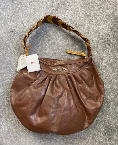 Brown and mustard billy bag - mustard,