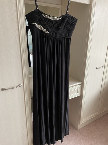 Long black party dress size - dress, 18