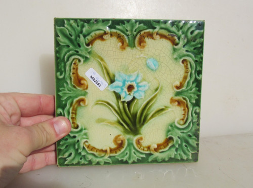 Antique ceramic tile vintage - ceramic,
