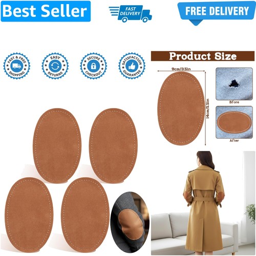 4pcs leather elbow - 4pcs, patches
