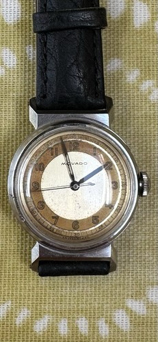 Movado stainless vintage watch - movado,