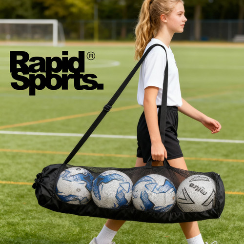 Black ball nylon bag - nylon,