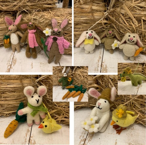 Fairtrade hanging felt - felt, easter