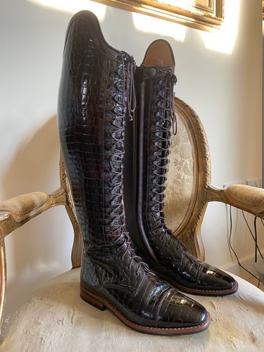 Petrie riding boots croc - boots, size