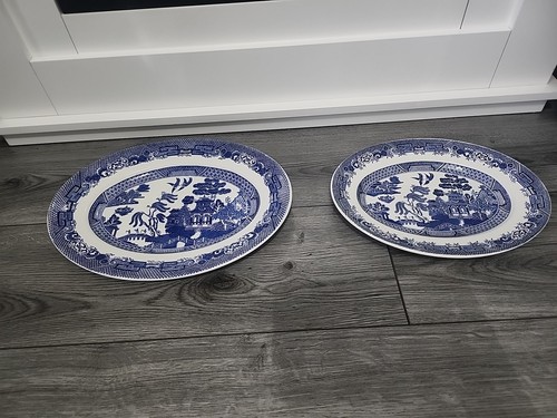 Willow woods ware oval serving - willow,