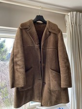Vintage Ladies sheepskin shearling coat approx 12