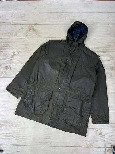 Vintage barbour waxed jacket - vintage,