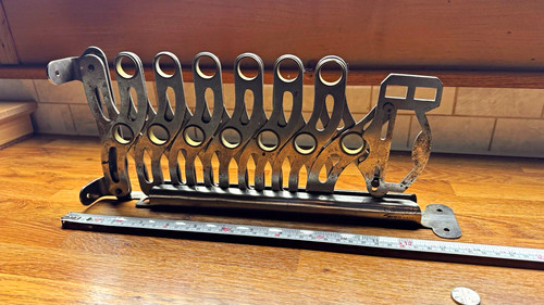 Vintage french metal - metal, wall