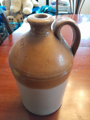 Antique two tone stoneware - two-tone,
