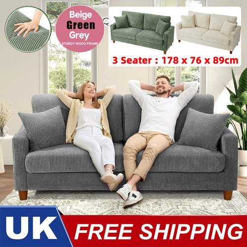 Seater modern corduroy sofa - 3,