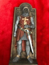 Vintage Marcus Designs Replica Tudor Knight Wall Plaque in used  condition 