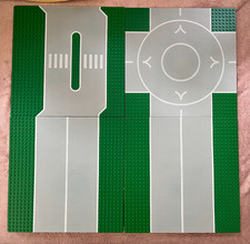 lego road base plate green