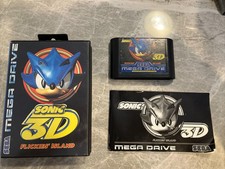 Sega megadrive sonic 3D Flickies island boxed complete pal tested working