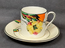 Vintage EMPIRE WARE Demi Tasse Cup & Saucer Set ~ Hand Painted
