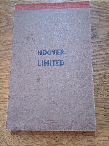 Vintage hoover notepad - hoover,