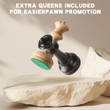 Luxurious Handcrafted Staunton Wooden Chess Pieces set with Storage Bag-693TPCNT