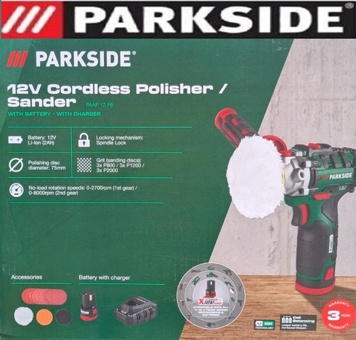 Parkside 12v cordless car - parkside,