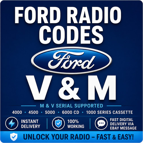 Ford radio code unlock - radio,