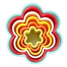 6PC Flower Cookie Cutter Set