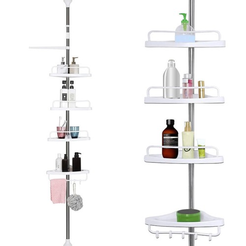 Telescopic bathroom shelf - telescopic,