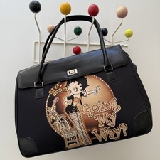 Vintage 2004 Betty Boop Diamonte Faux Leather Bag
