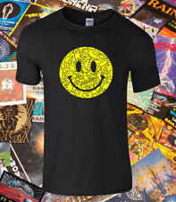 INSPIRED KEITH HARING T-SHIRT ACID HOUSE CLUBBING DANCE SMILEY ACID FACE T-SHIRT