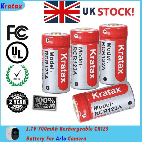 4pcs rcr123a rechargeable - 4pcs, 3.7v