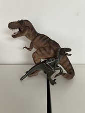 Papo Jurassic Park Tyrannosaurus Rex (T.Rex) & Velociraptor  Toy Figures