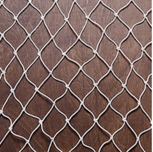 Guard rail pulpit netting - or,