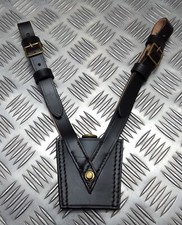 Officers Sword Frog Genuine British Army / Military Sam Browne Leather