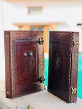personalized Leather Treepal Moon Binder Organizer Folder A4 Binder Grimoire