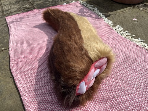 Fursuit canine tail brown for - fursuit,