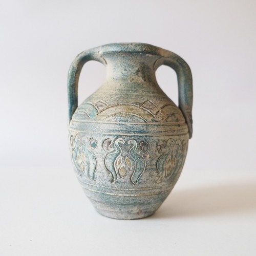 Vintage pottery amphora vase - pottery,
