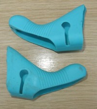 Campagnolo 11 Spd ErgoPower Ultra Shift Hoods 2009-2014 EC-SR500 Bianchi Celeste