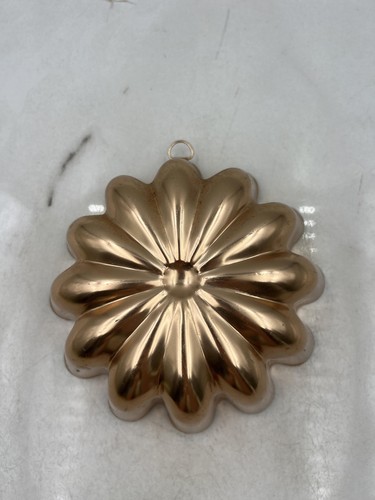 Vintage copper metal fluted - metal,