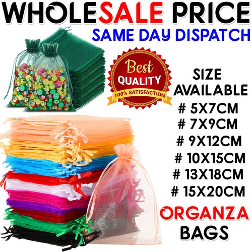 100pcs organza gift bags - 10-100pcs,
