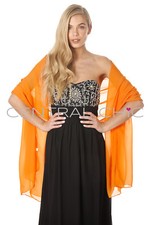 Central Chic Silky Chiffon Pashmina Wrap Stole Shawl Weddings Bridal Bridesmaids