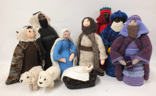 Christmas nativity scene set - nativity,