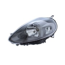 Fits Fiat Punto 2012-2015 Headlight Headlamp Black Passenger Nearside Left Hand
