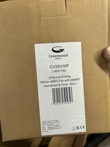 Greenwood airvac cv2svgip selv - greenwood,