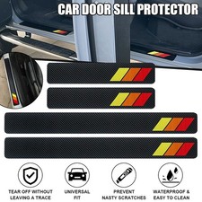 4x Carbon Fibre Car Door Sill