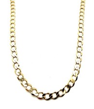 9ct gold curb - gold,