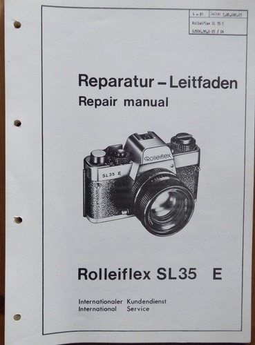 Rollei rolleiflex sl35 - sl35, e