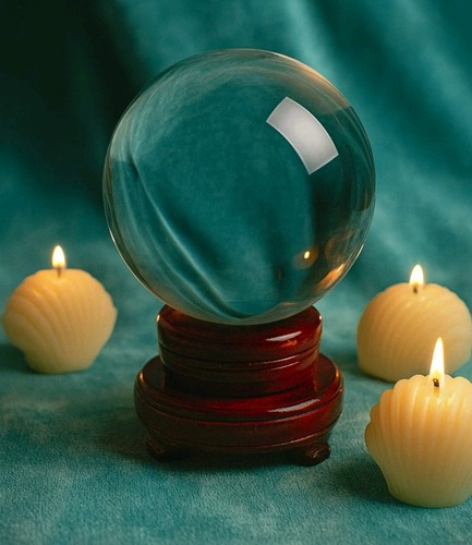 Clear crystal ball - clear,