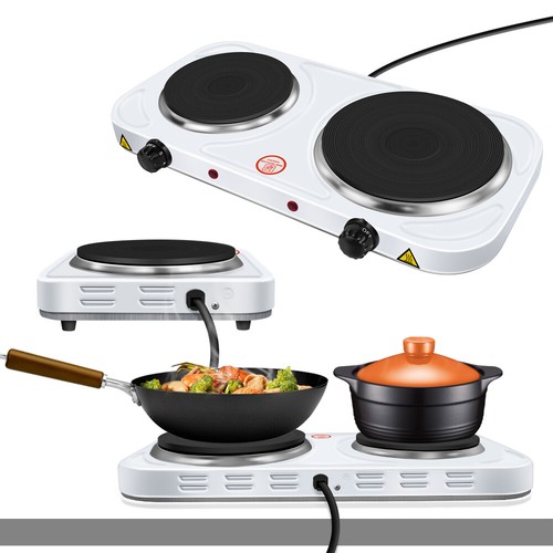 Double single hot plate - double,