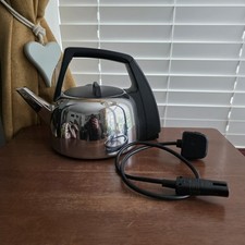 Vintage Russell Hobbs Kettle Model 1400 Stainless Steel Electric Retro